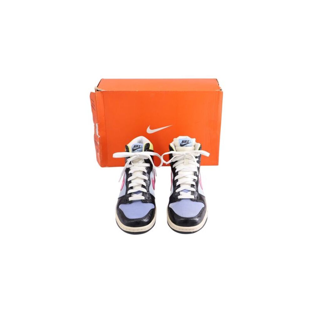 Pre Loved Nike Dunk Vintage Dunk High Multicolor HighTop Men print | tartan High - Picture 4 of 8